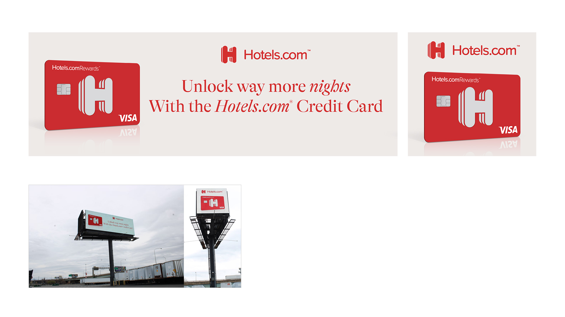 Hotels.com Credit Card Outdoor Billboard. Wells Fargo Center, Philadelphia, Pennsylvania. 2022