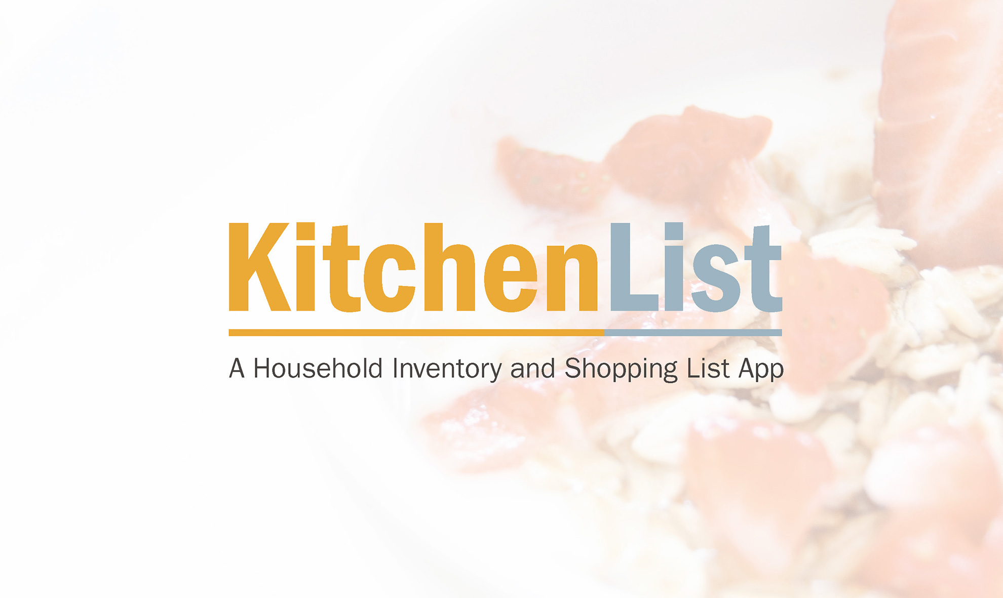 KitchenList App Featured Image
